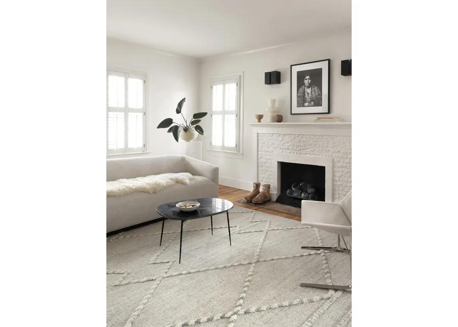 Iman IMA03 Ivory/Light Grey 7'9" x 9'9" Rug