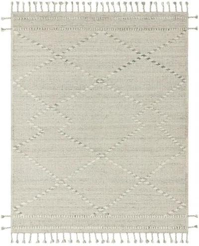 Iman IMA03 Ivory/Light Grey 7'9" x 9'9" Rug