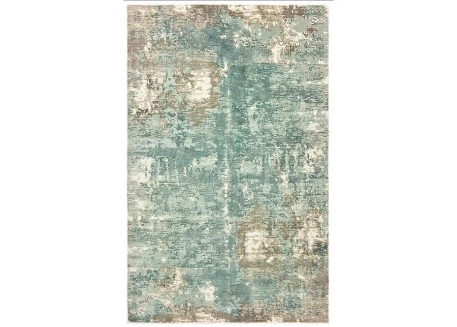 Formations 6' x 9' Blue Rug