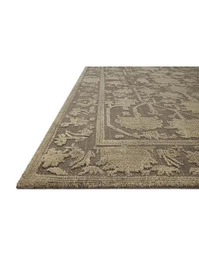 Gloria GLO01 Bark/Khaki 8'6" x 12' Rug