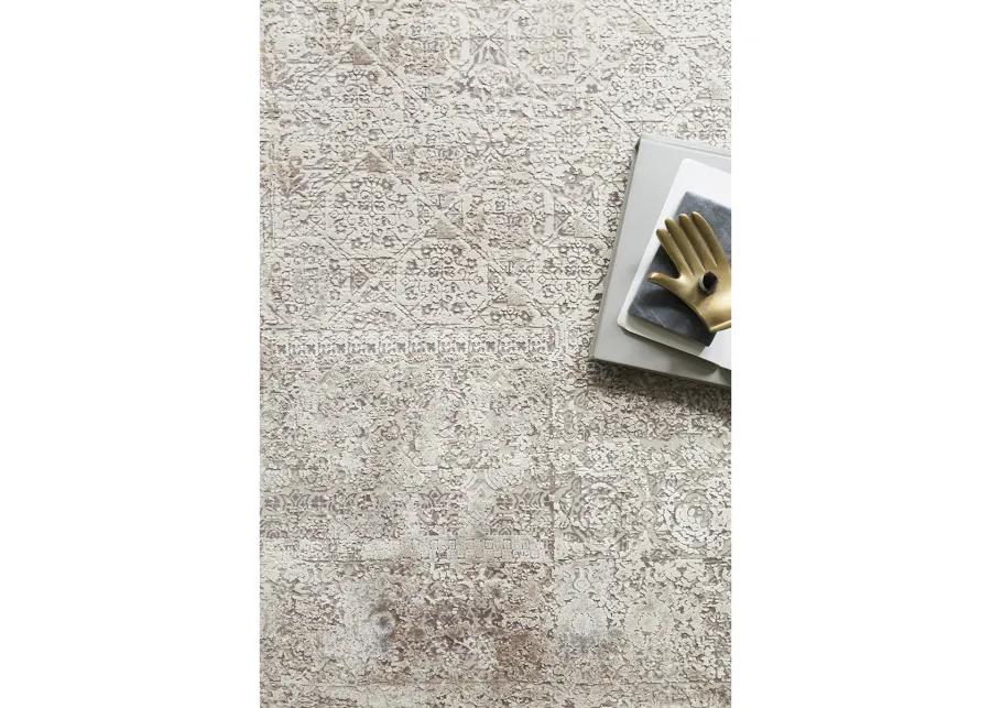 Sienne SIE01 Ivory/Pebble 3'7" x 5'7" Rug