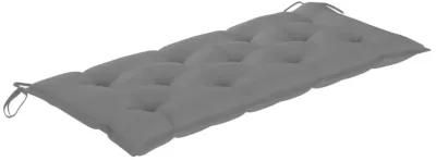 vidaXL Garden Bench Cushion Gray 47.2"x19.7"x2.8" Fabric