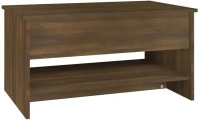 Coffee Table Brown Oak 31.5"x19.7"x15.7" Engineered Wood