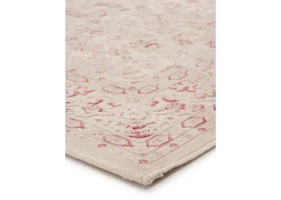 Fables Regal Ivory & White 2'6" x 8' Runner Rug