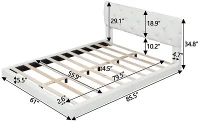 Merax Tufted Upholstered Platform Bed