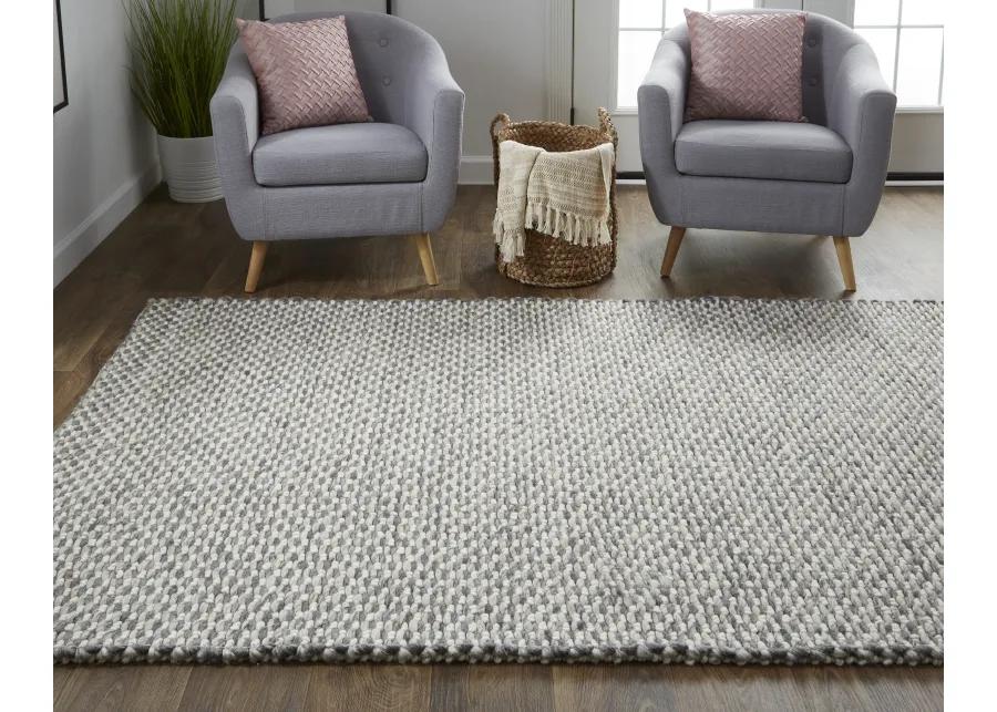 Berkeley 0812F Gray/Ivory 5' x 8' Rug