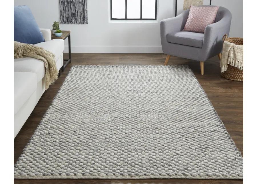 Berkeley 0812F Gray/Ivory 5' x 8' Rug