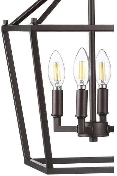 PagodaBulb Lantern Metal LED Pendant