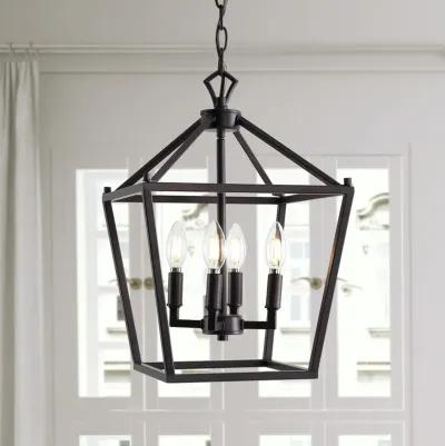 PagodaBulb Lantern Metal LED Pendant