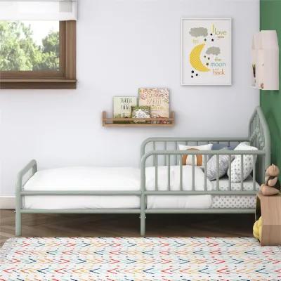 Bushwick Metal Toddler Bed with Safety Rails