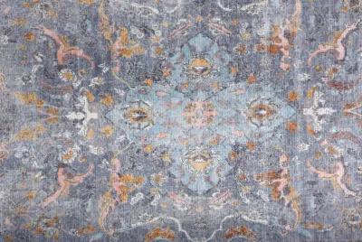 Percy 39AFF Blue/Gray/Orange 7'10" x 9'10" Rug