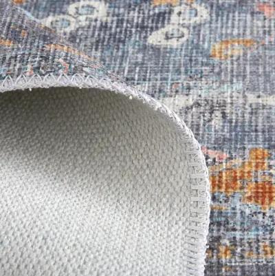 Percy 39AFF Blue/Gray/Orange 7'10" x 9'10" Rug