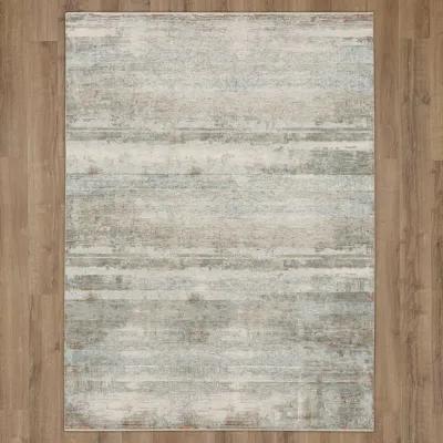 Solitude Silk Road Cream Dark gray 6' 7" X 9' 4" Rug