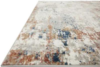 Bianca BIA03 Ivory/Multi 3'4" x 5'7" Rug