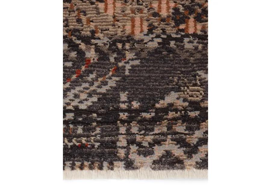 Sanaa By Nikki Chu Tamari Black 2'6" x 8' Runner Rug