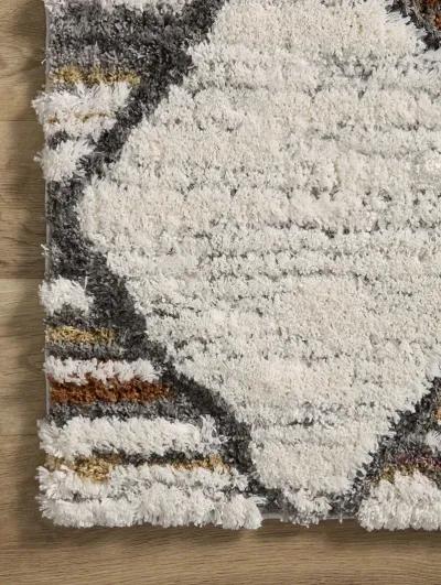 Levitt LEV05 Ivory/Fiesta 7'10" x 10' Rug