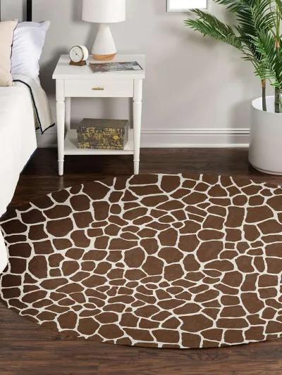 Mali ML4 Chocolate 4' Rug