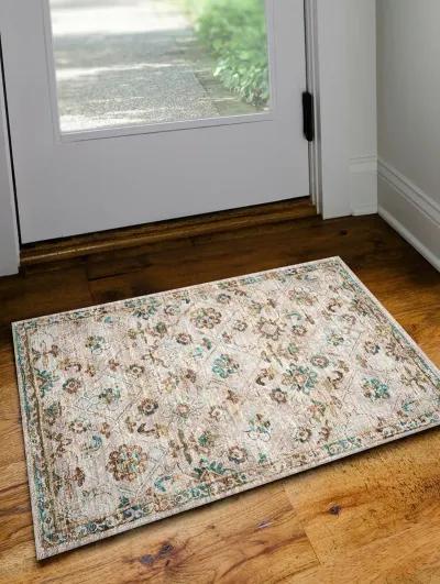 Jericho JC8 Parchment 2' x 3' Rug