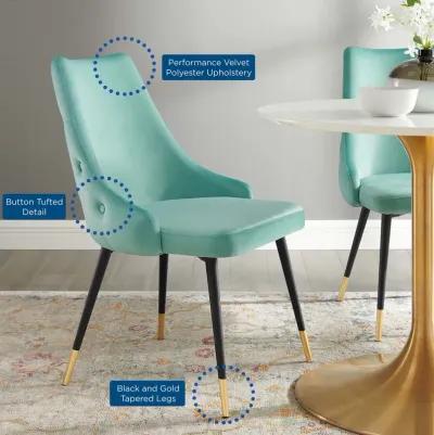 Adorn Tufted Performance Velvet Dining Side Chair