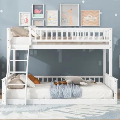 Merax Bunk Bed with Ladder and Guardrails