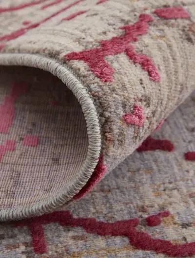 Pryor 39NEF 7'10" x 10' Pink/Gray/Taupe Rug