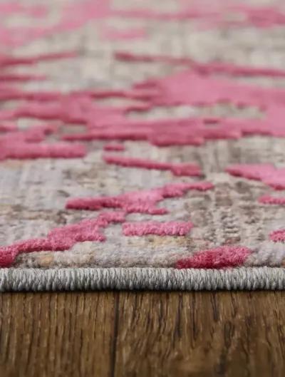 Pryor 39NEF 7'10" x 10' Pink/Gray/Taupe Rug