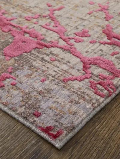 Pryor 39NEF 7'10" x 10' Pink/Gray/Taupe Rug