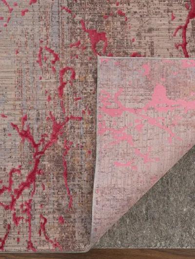 Pryor 39NEF 7'10" x 10' Pink/Gray/Taupe Rug