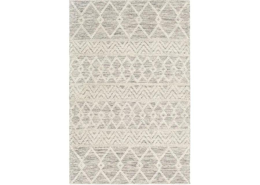 Hygge HYG-2305 3' x 5' Black Rug