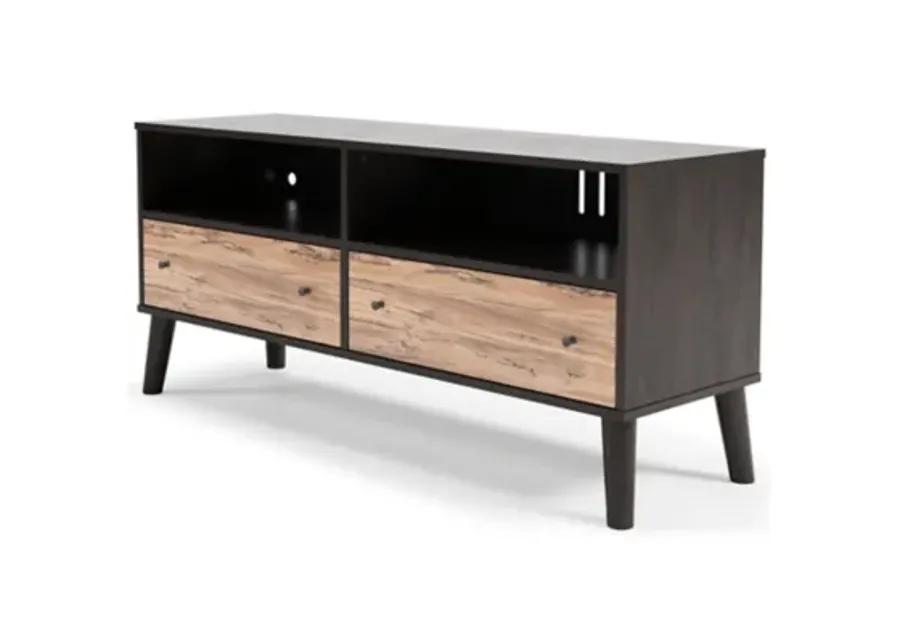 Piperton Medium TV Stand in Dark Charcoal