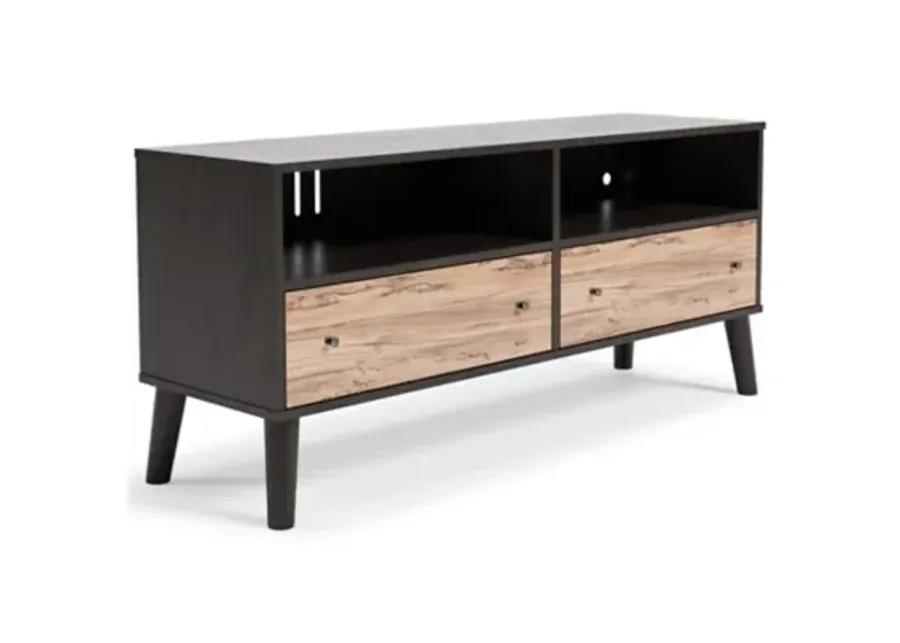 Piperton Medium TV Stand in Dark Charcoal