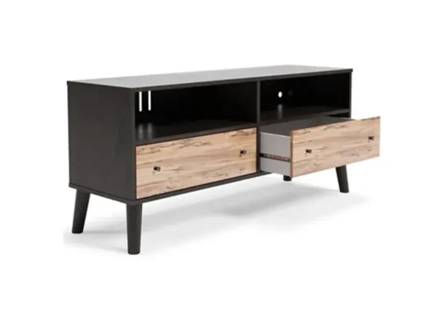 Piperton Medium TV Stand in Dark Charcoal