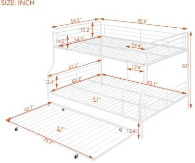 Merax Modern Metal Bunk Bed with 2 Beds