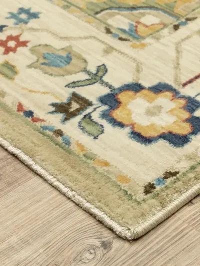 Francesca 2'3" x 7'6" Beige Rug