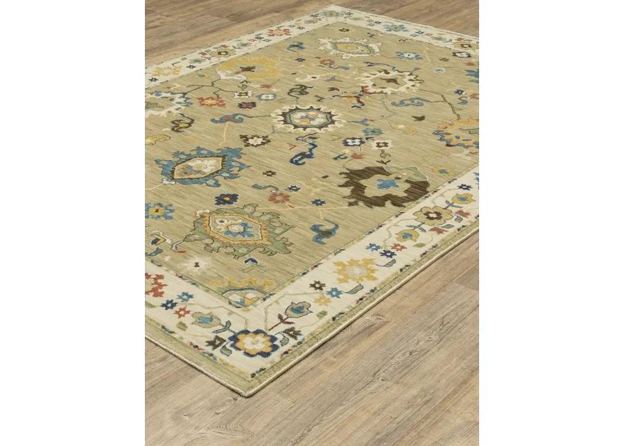 Francesca 2'3" x 7'6" Beige Rug