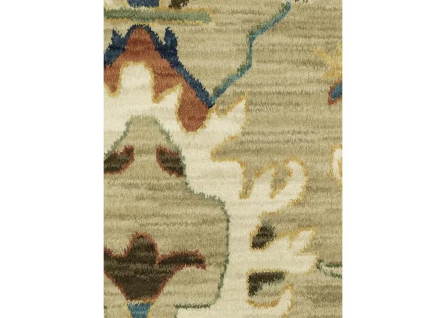 Francesca 2'3" x 7'6" Beige Rug