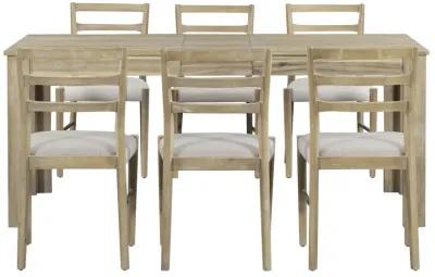 Merax Mutifunctional Extendable Wooden Dining Table Set with Chair