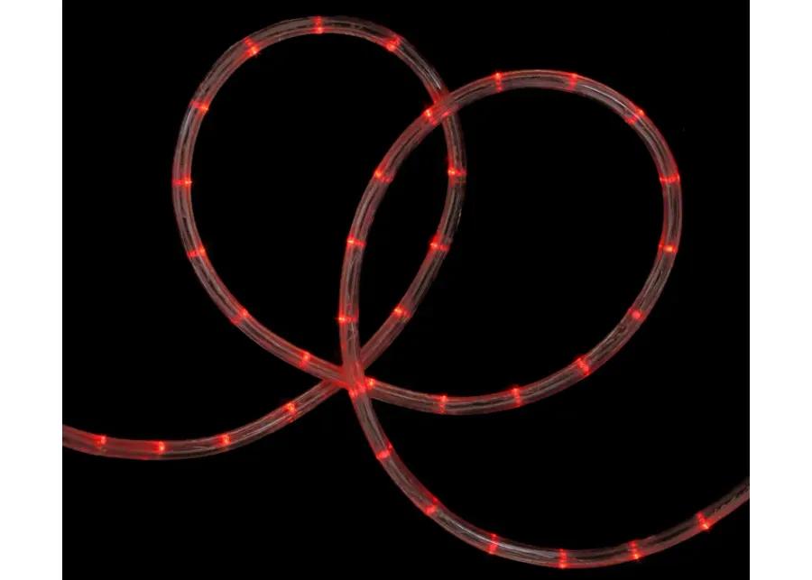 150' Red Commercial Grade LED Outdoor Christmas Rope Lights