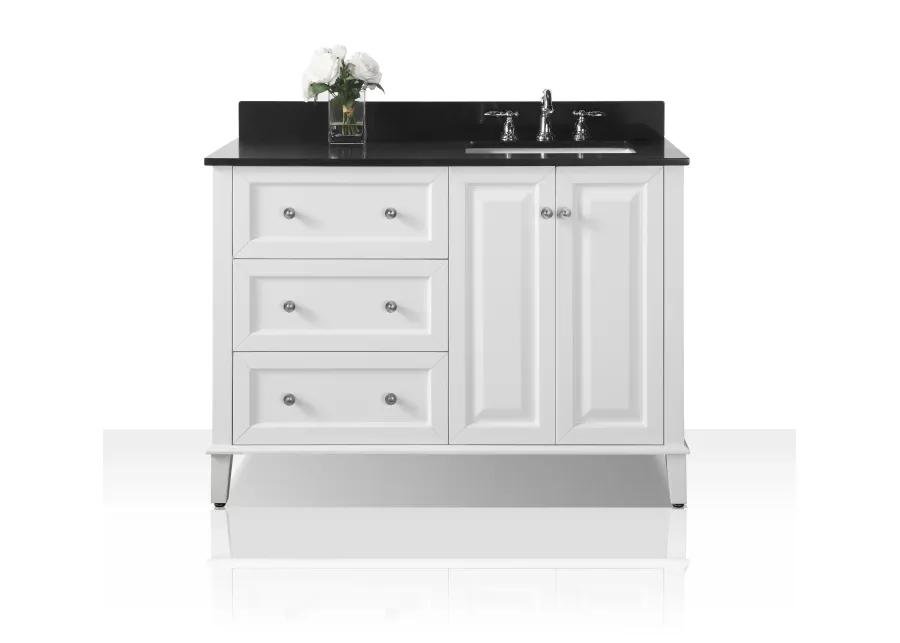 Hannah 48 in. Off Centered Left Bath Vanity Set