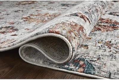 Samra SAM08 Ivory/Multi 5'3" x 7'9" Rug