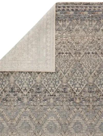 Valentia Cashel Gray 2'5" x 10' Runner Rug