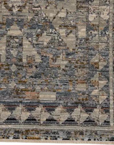 Valentia Cashel Gray 2'5" x 10' Runner Rug