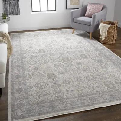 Marquette 3776F Gray/Silver/Ivory 2'8" x 12' Rug