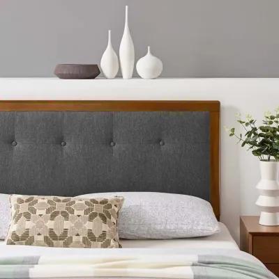 Modway - Draper Tufted King Fabric and Wood Headboard