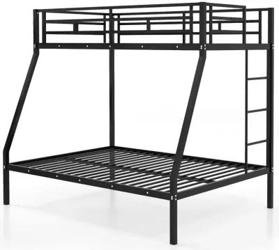 Space-saving Metal Slatted Bed Frame for Teens and Adults Noise-free No Box Spring Needed-White