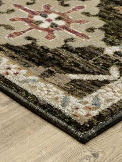 Andorra 1'10" x 3'2" Brown Rug