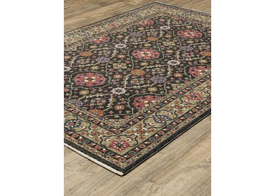 Hastings 5'3" x 7'6" Char Rug