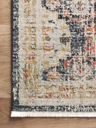 Graham GRA05 Blue/Multi 5'5" x 7'6" Rug