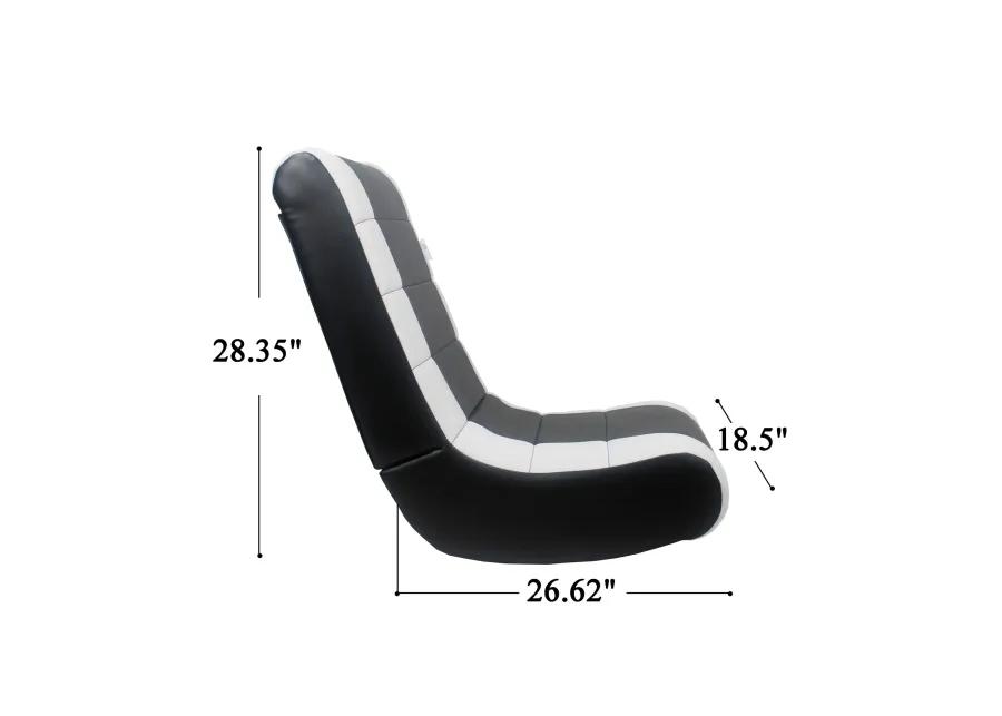 Loungie Rockme Leather PU Video Gaming Rocker Chair