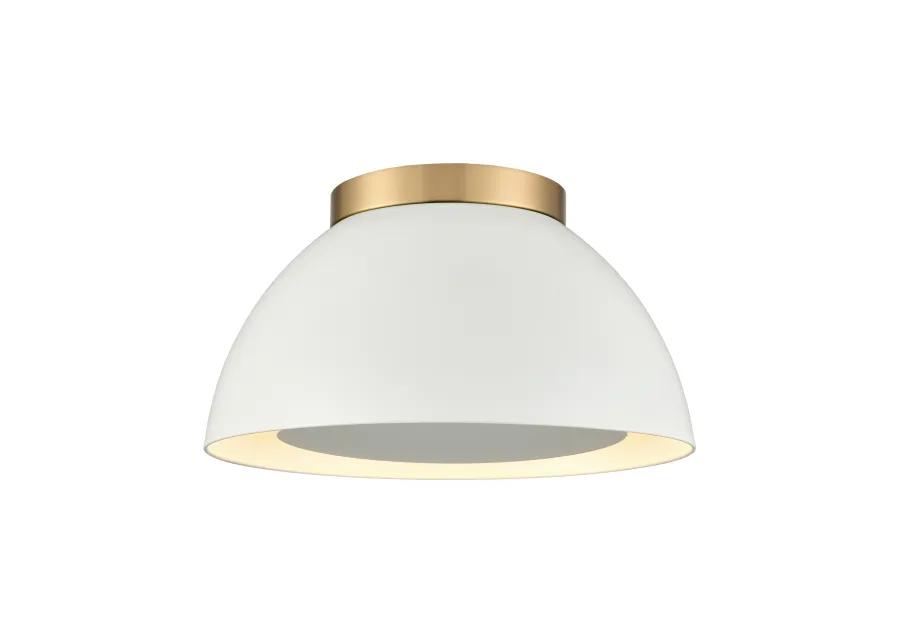 Pelham 10'' Wide 2-Light Gold Flush Mount